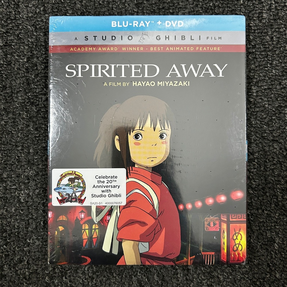 Studio Ghibli Spirited Away Blu-ray DVD Set New Sealed Hayao Miyazaki Anime